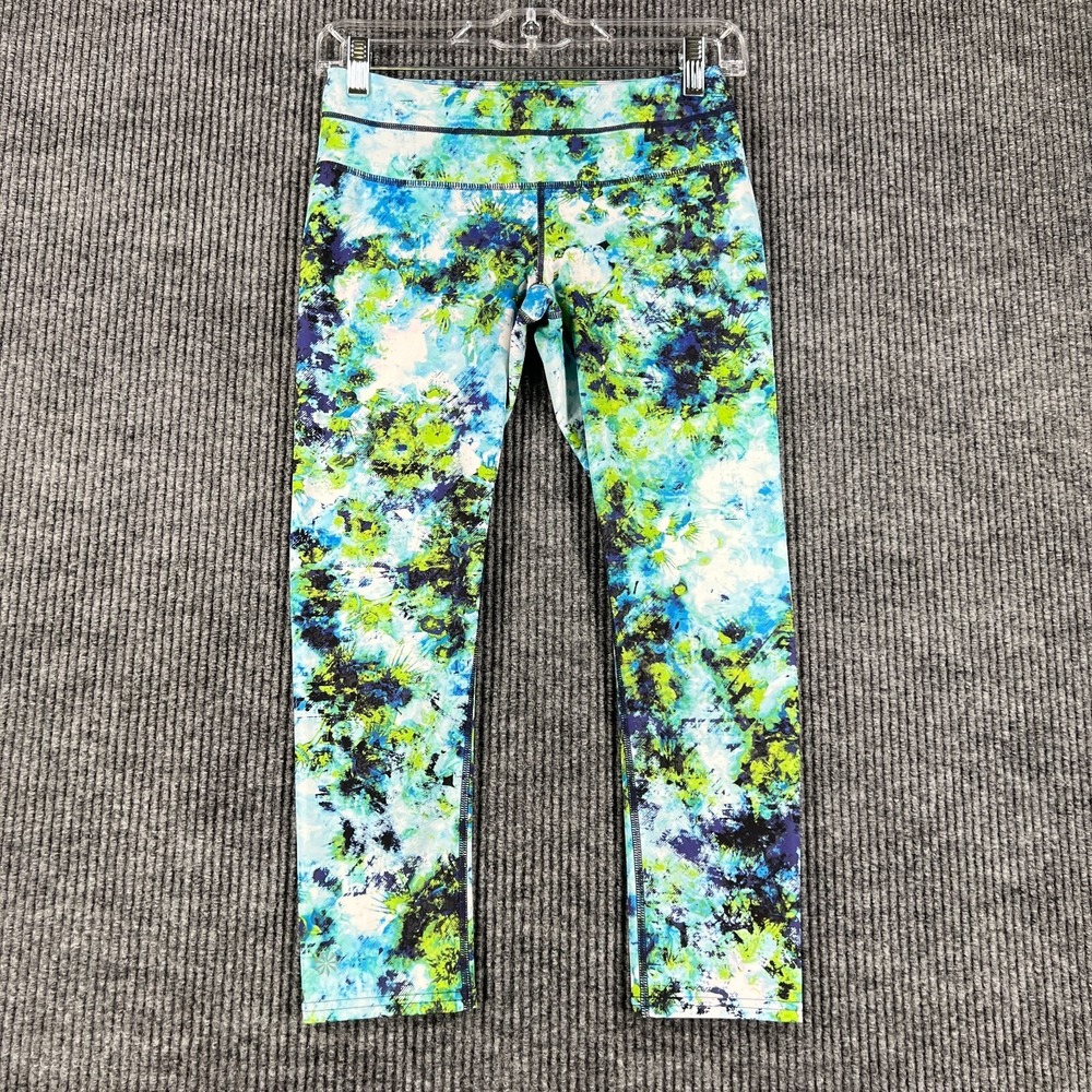 Athleta Leggings Womens XS Extra Small Green Activewear Casual Training Yoga Run